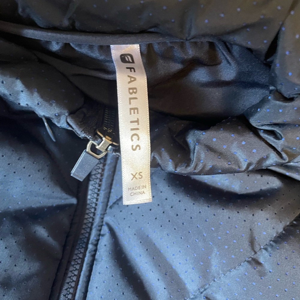Fabletics Navy Quilted Jacket - image 7